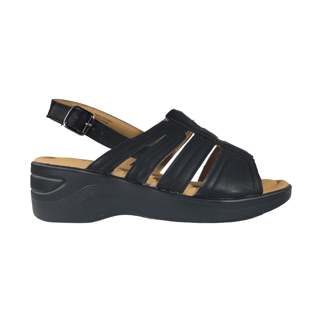 SANDALIAS NEW WALK NEGRO MUJER | FSAC123 - 90 NEW WALK 35 - CalzadosPaola