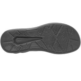 SANDALIAS OJOTAS PEGADA DE CUERO NEGRAS (HOMBRE) | 134103 - 05 PEGADA 39 - CalzadosPaola