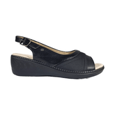 SANDALIAS PASSER NEGRO CASUAL MUJER | 018 - 02 PASSER 35 CL / 23.3 CM - CalzadosPaola