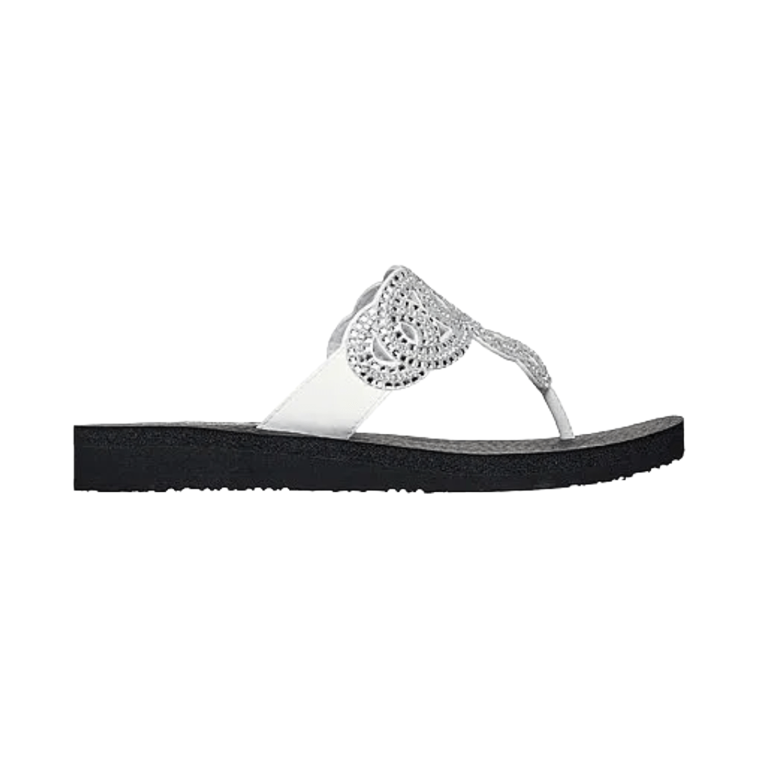 SANDALIAS SKECHERS GLAMOUR MUJER 120050 - WHT SKECHERS 35 - CalzadosPaola