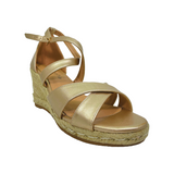SANDALIA DE FIESTA BEGOÑA GOLD | XGW555S24