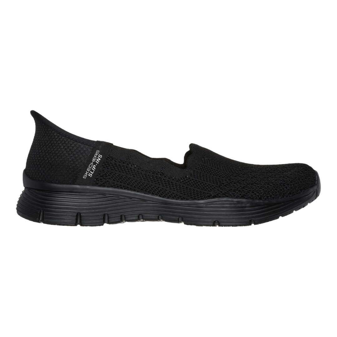 ZAPATILLAS SKECHERS SLIP - INS SEAGER BELIEVE IT NEGRAS (MUJER) | 158980 - BBK SKECHERS 35 - CalzadosPaola