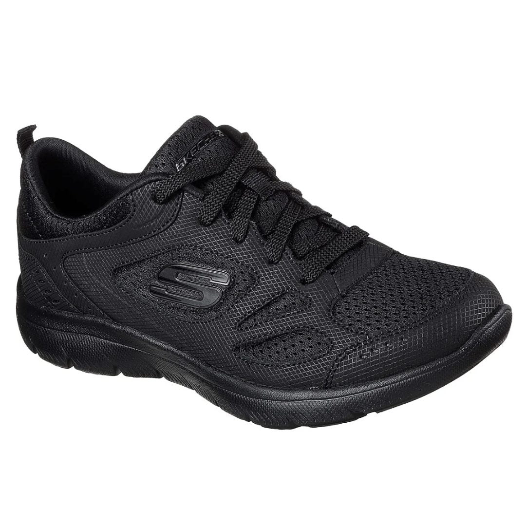 ZAPATILLAS SKECHERS SUMMITS SUITED ESCOLAR | 12982 - BBK SKECHERS 41 - CalzadosPaola