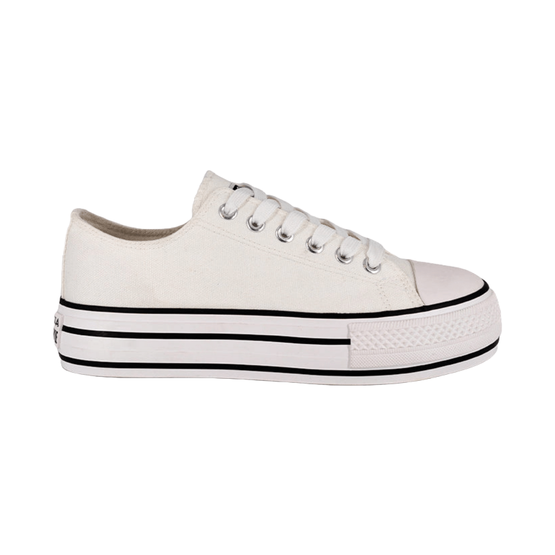 ZAPATILLAS URBANAS ALQUIMIA BLANCO MUJER 5834 ALQUIMIA 35 - CalzadosPaola