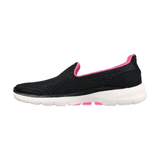 ZAPATILLAS URBANAS SKECHERS GO WALK 6 BIG SPLASH MUJER | 124508 - BKHP SKECHERS 35 - CalzadosPaola