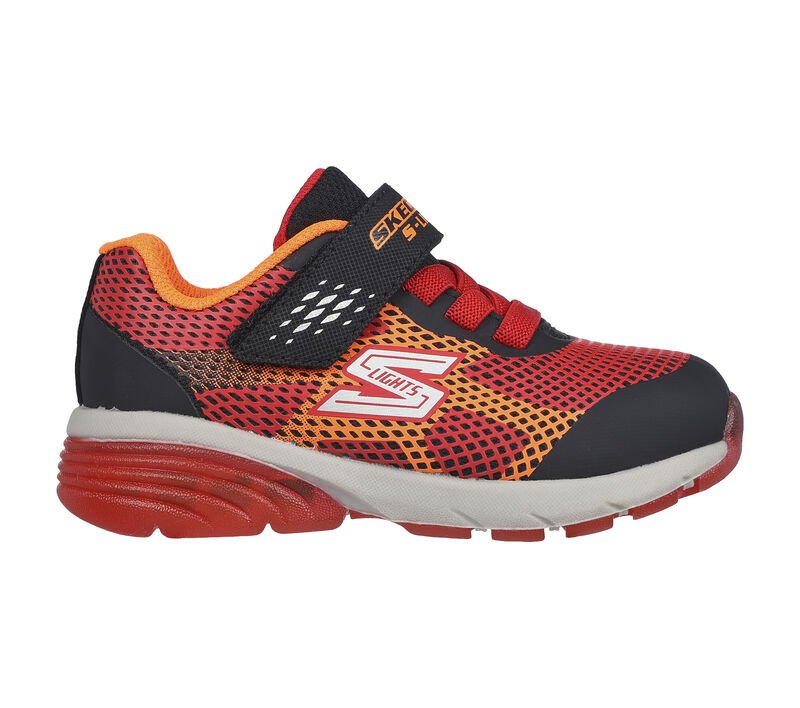 ZAPATILLAS URBANAS SKECHERS LIGHTS BEBÉS | 402030N - BKRD SKECHERS 25 - CalzadosPaola