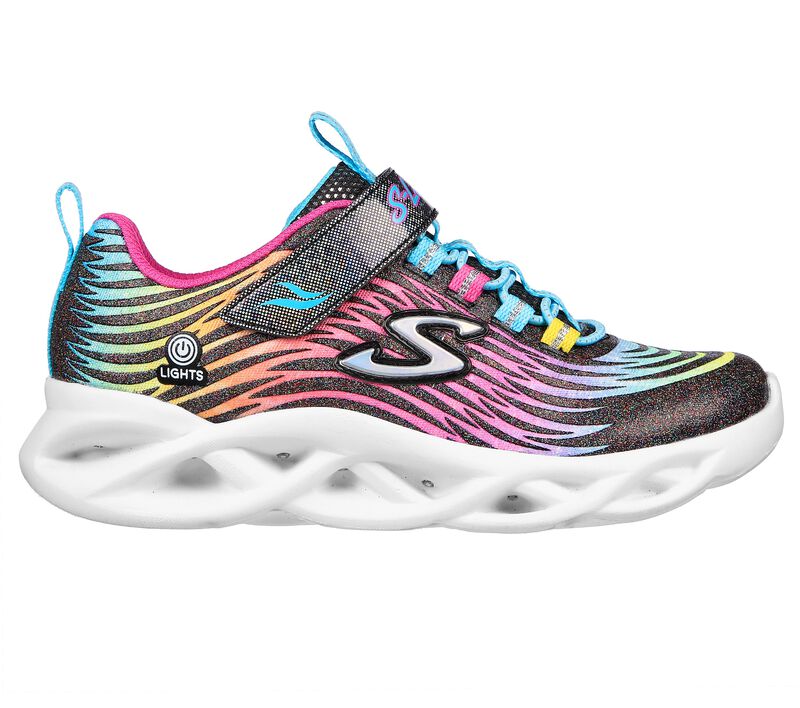 ZAPATILLAS URBANAS SKECHERS LIGHTS TWISTY BRIGHTS INFANTIL | 302321L - BKMT SKECHERS 33 - CalzadosPaola