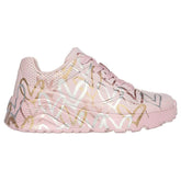 ZAPATILLAS URBANAS SKECHERS UNO LITE METALLIC LOVE INFANTIL | 314067L - MVMT SKECHERS 38 - CalzadosPaola