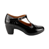 ZAPATOS CASUALES NEW WALK NEGRO CHAROL MUJER | EGA61101 - 90 NEW WALK 35 CL / 22 CM - CalzadosPaola