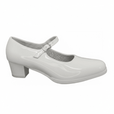 ZAPATOS DE CUECA ALQUIMIA BLANCO CHAROL MUJER |3073 ALQUIMIA 26 - CalzadosPaola