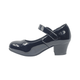 ZAPATOS DE CUECA ALQUIMIA NEGRO CHAROL INFANTIL 2334 - 20 ALQUIMIA 33 - CalzadosPaola