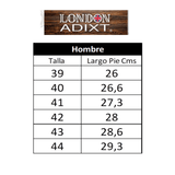 ZAPATOS FORMALES LONDON ADIXT BLACK 9026 ALQUIMIA 39 CL / 26 CM - CalzadosPaola
