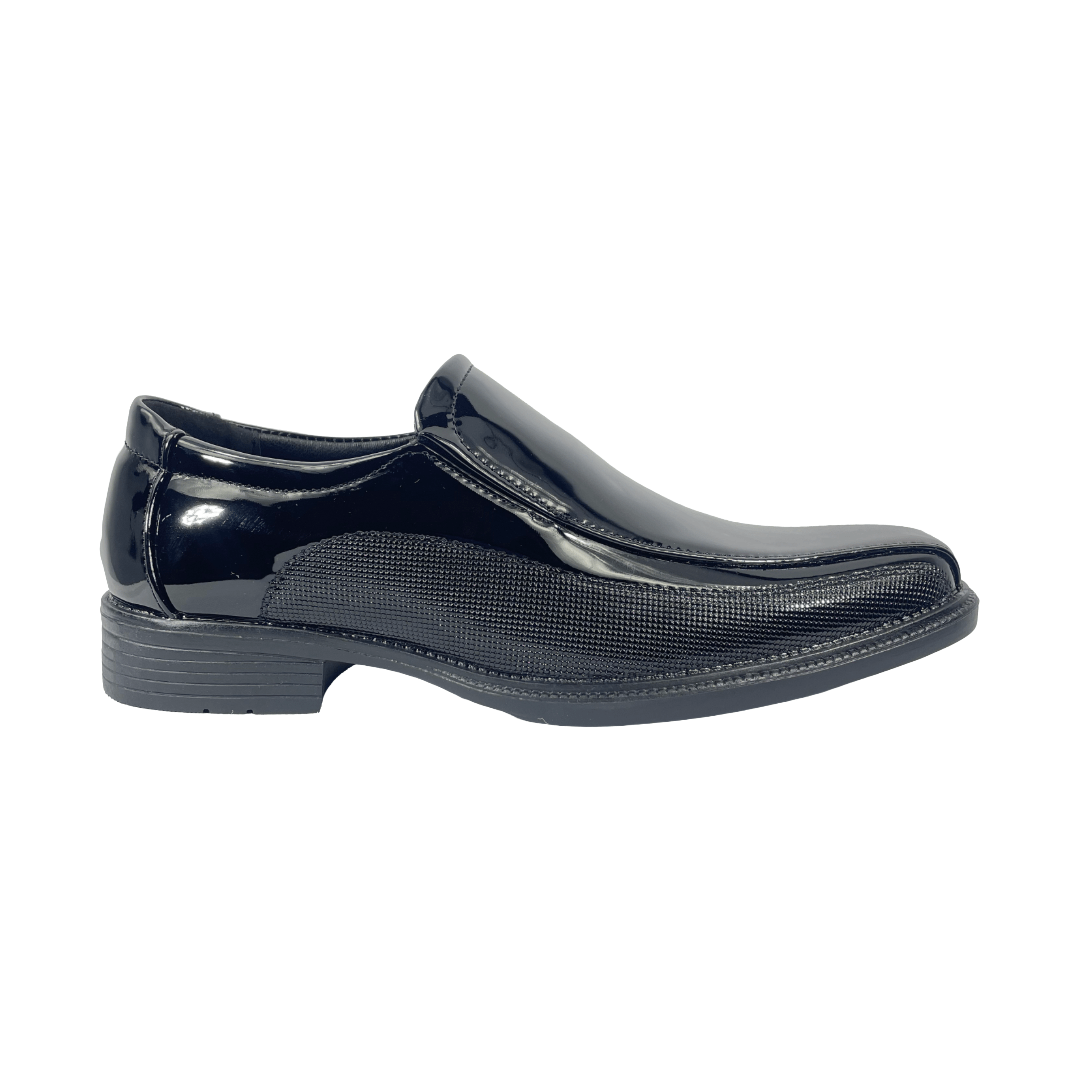 ZAPATOS FORMALES UNISPORT NEGRO CHAROL HOMBRE | 9004 - 20 UNISPORT 39 - CalzadosPaola