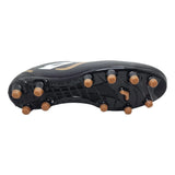 ZAPATOS FÚTBOL LOTTO NEGRO/NARANJO (ADULTO) | J0611 LOTTO 45 - CalzadosPaola