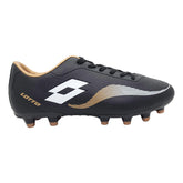 ZAPATOS FÚTBOL LOTTO NEGRO/NARANJO (ADULTO) | J0611 LOTTO 45 - CalzadosPaola