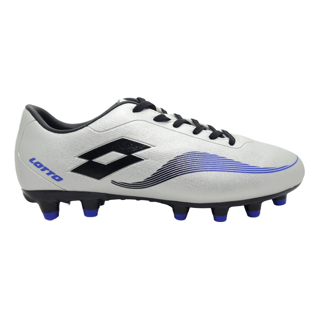 ZAPATOS FÚTBOL LOTTO PLATEADAS (ADULTO) | J0614 LOTTO 45 - CalzadosPaola