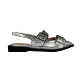 ZAPATOS TIPO PUNTILLA MD PLATEADO MUJER 5K02 - 16 MD 35 - CalzadosPaola