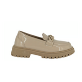 MOCASINES ALQUIMIA BEIGE CHAROL 3011