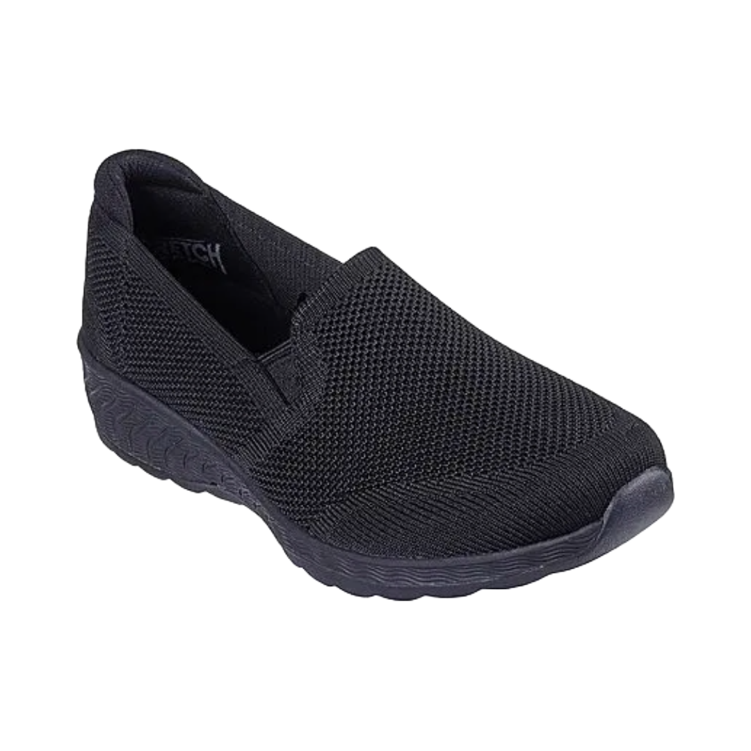 ZAPATOS CASUALES SKECHERS UP LIFTED LAVISH LAYER NEGRAS (MUJER) | 100468-BBK