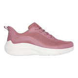 ZAPATILLAS SKECHERS BOBS SQUAD WAVES ROSADAS (MUJER) | 117483-ROS