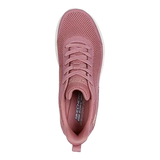 ZAPATILLAS SKECHERS BOBS SQUAD WAVES ROSADAS (MUJER) | 117483-ROS