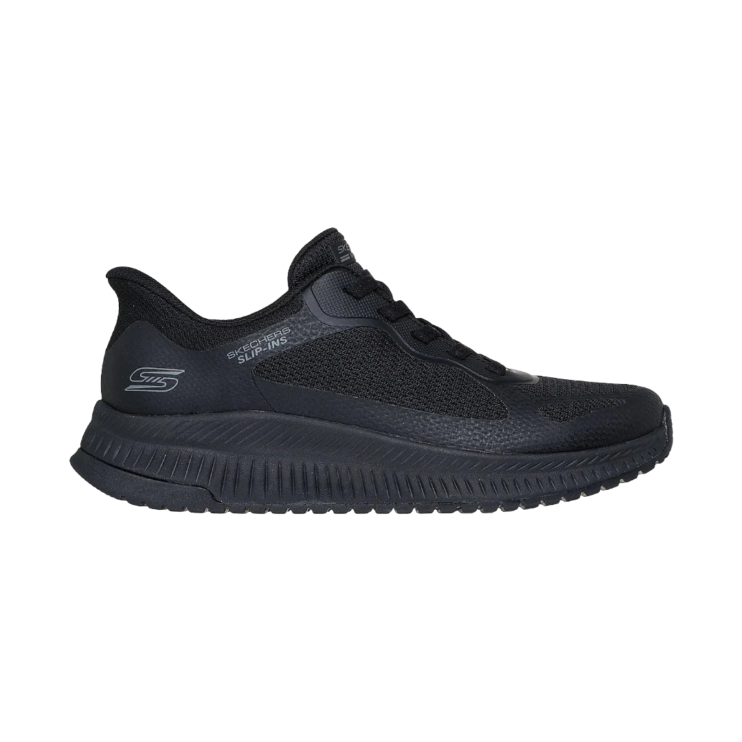 ZAPATILLAS URBANAS SKECHERS SLIP-INS BOBS SQUAD 4 MUJER | 117624-BBK
