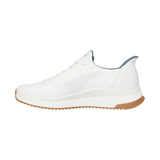 ZAPATILLAS URBANAS SKECHERS SLIP-INS BOBS SQUAD 4 HOMBRE | 118424-WHT