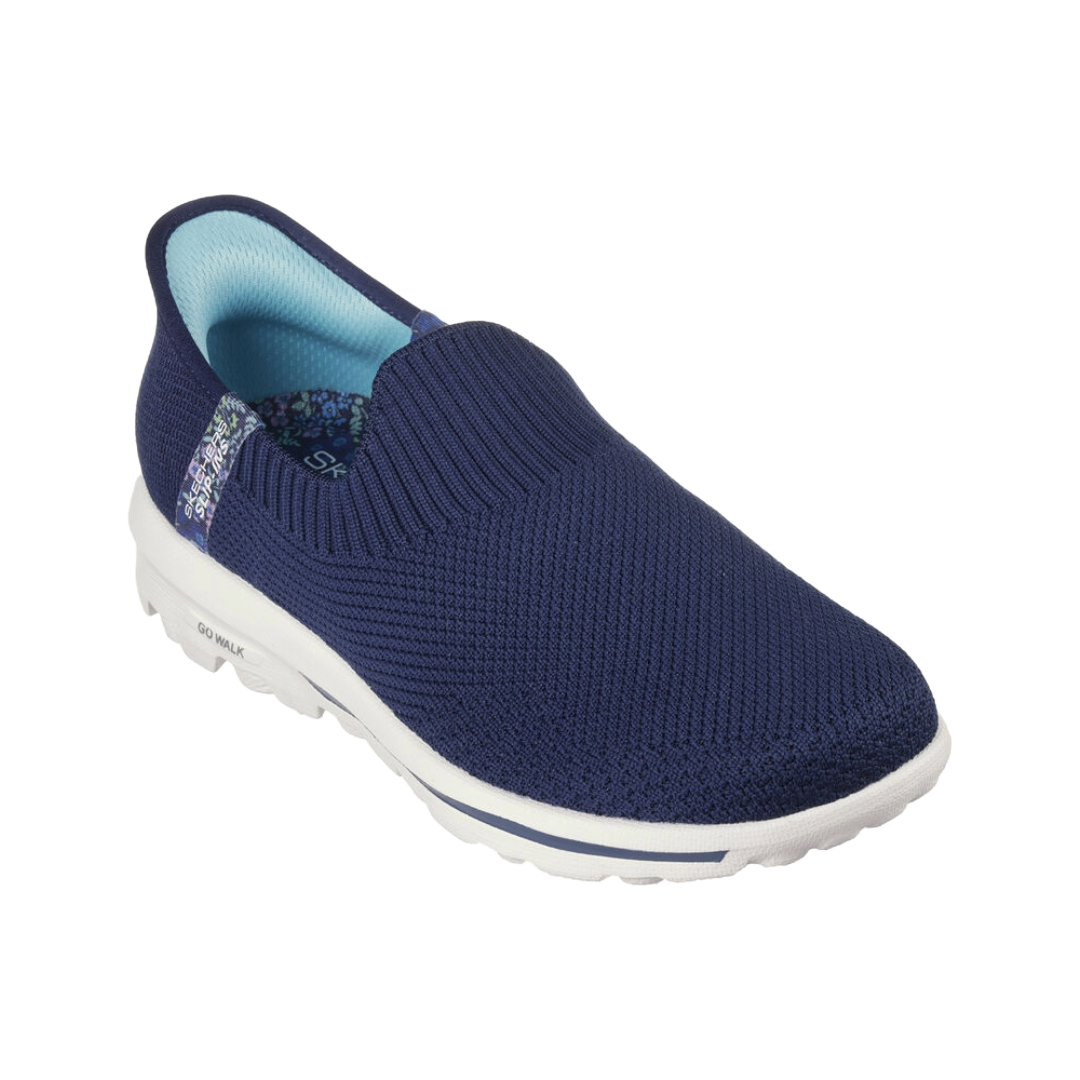 ZAPATILLAS SKECHERS SLIP-INS: TAHITI SUNSET AZUL MARINO (MUJER) | 124799-NVY