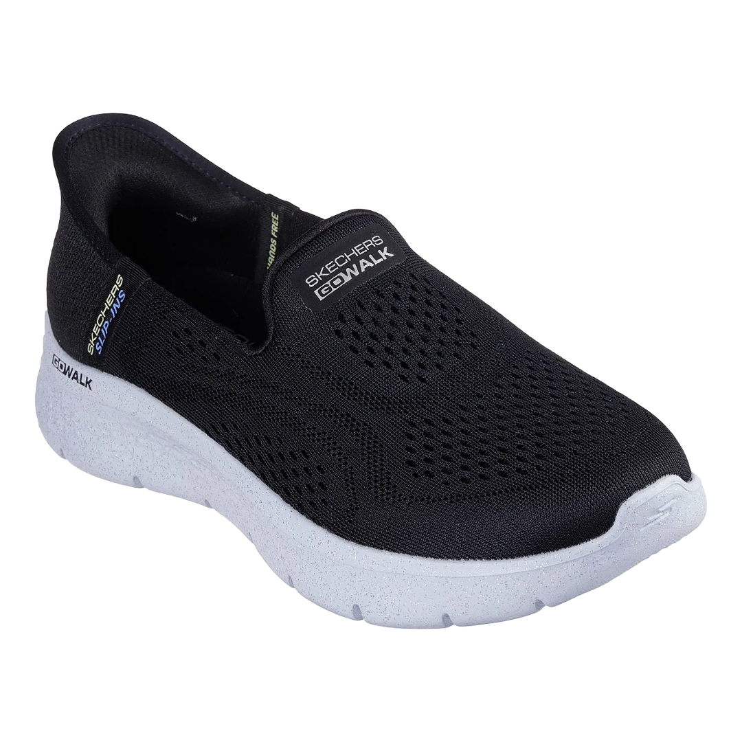 ZAPATILLAS SKECHERS SLIP-INS: GO WALK YAEL NEGRAS (MUJER) | 124848-BKMT