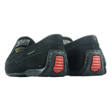 MOCASINES PEGADA CUERO NOBUCK NEGRO (HOMBRE) | 140741-08