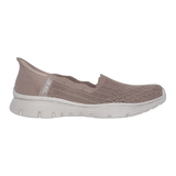 ZAPATILLAS SKECHERS SLIP-INS SEAGER BELIEVE IT TAUPE (MUJER) | 158980-DKTP