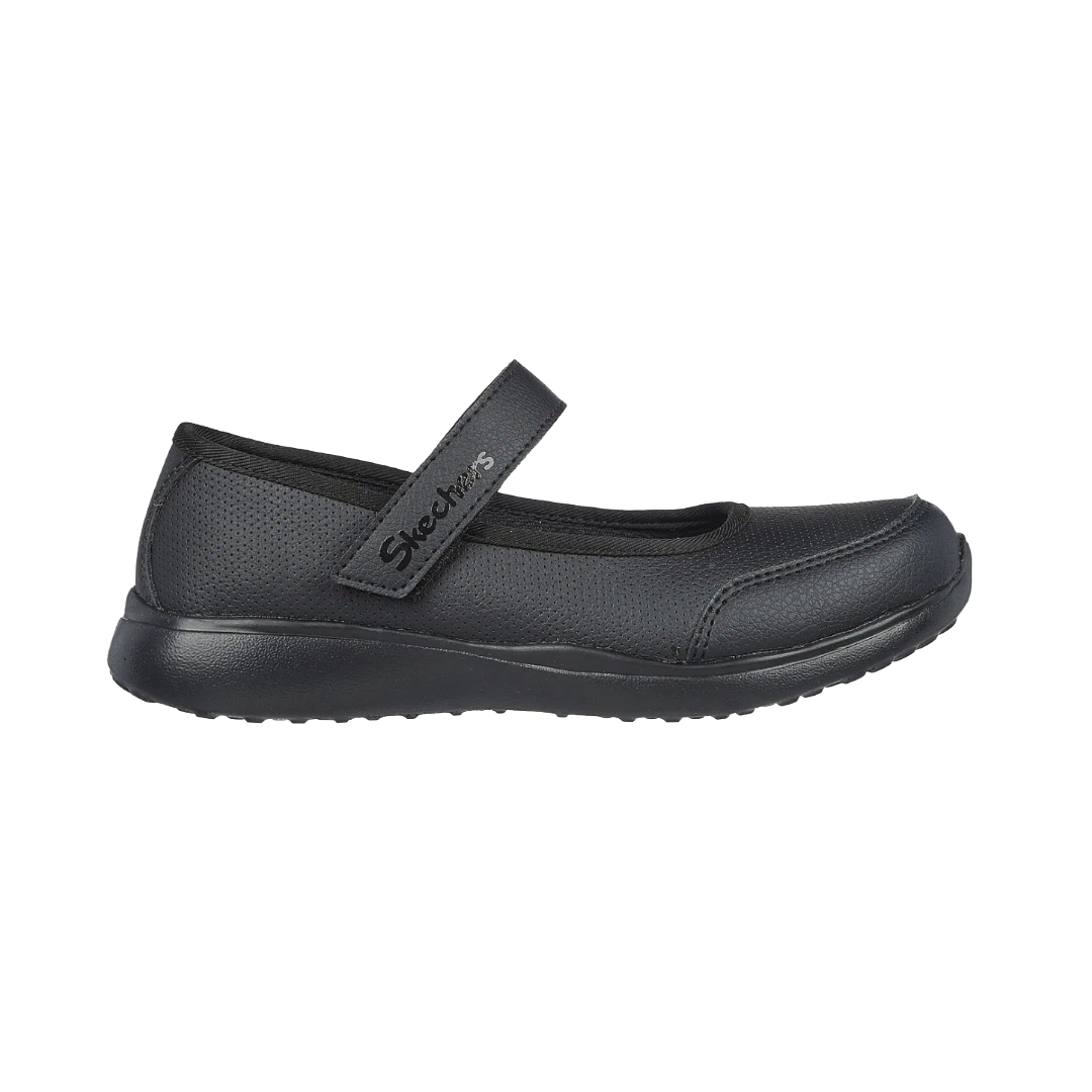 ZAPATOS ESCOLARES INFANTIL SKECHERS MICROSTRIDES | 302627L-BBK