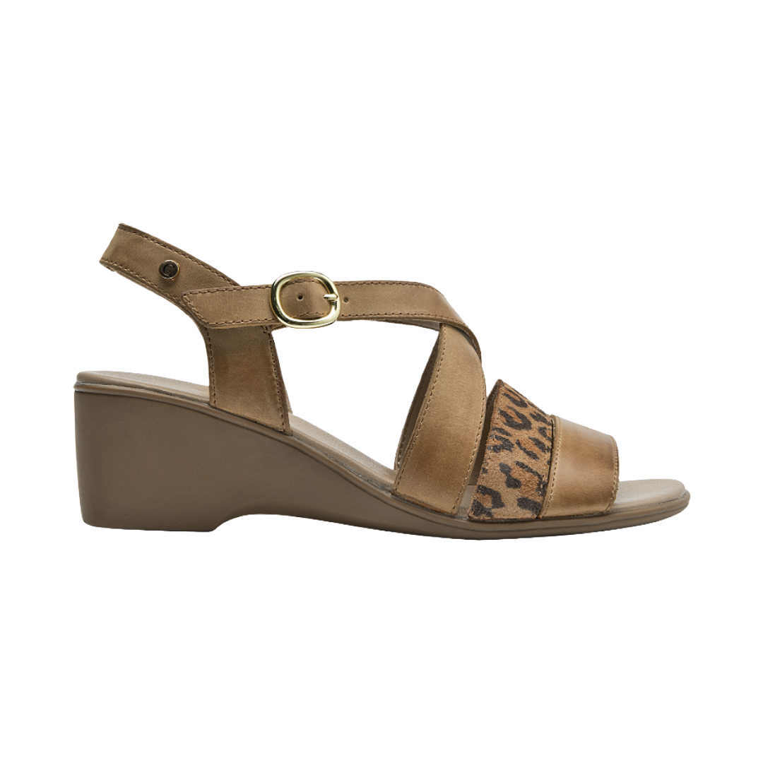 SANDALIAS BURNO ROSSI CAMEL MUJER BRM0010