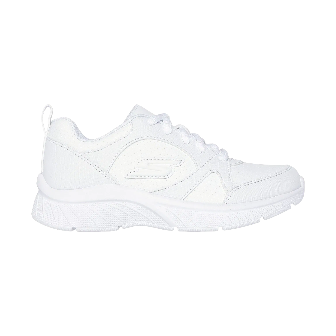 ZAPATILLAS ESCOLARES BLANCAS JUVENIL SKECHERS MICROSPEC PLUS | 302636L-WHT