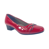 ZAPATOS FORMALES ALQUIMIA ROJO CHAROL MUJER | 3027-04