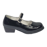 ZAPATOS DE CUECA ALQUIMIA NEGRO CHAROL INFANTIL 3073-02