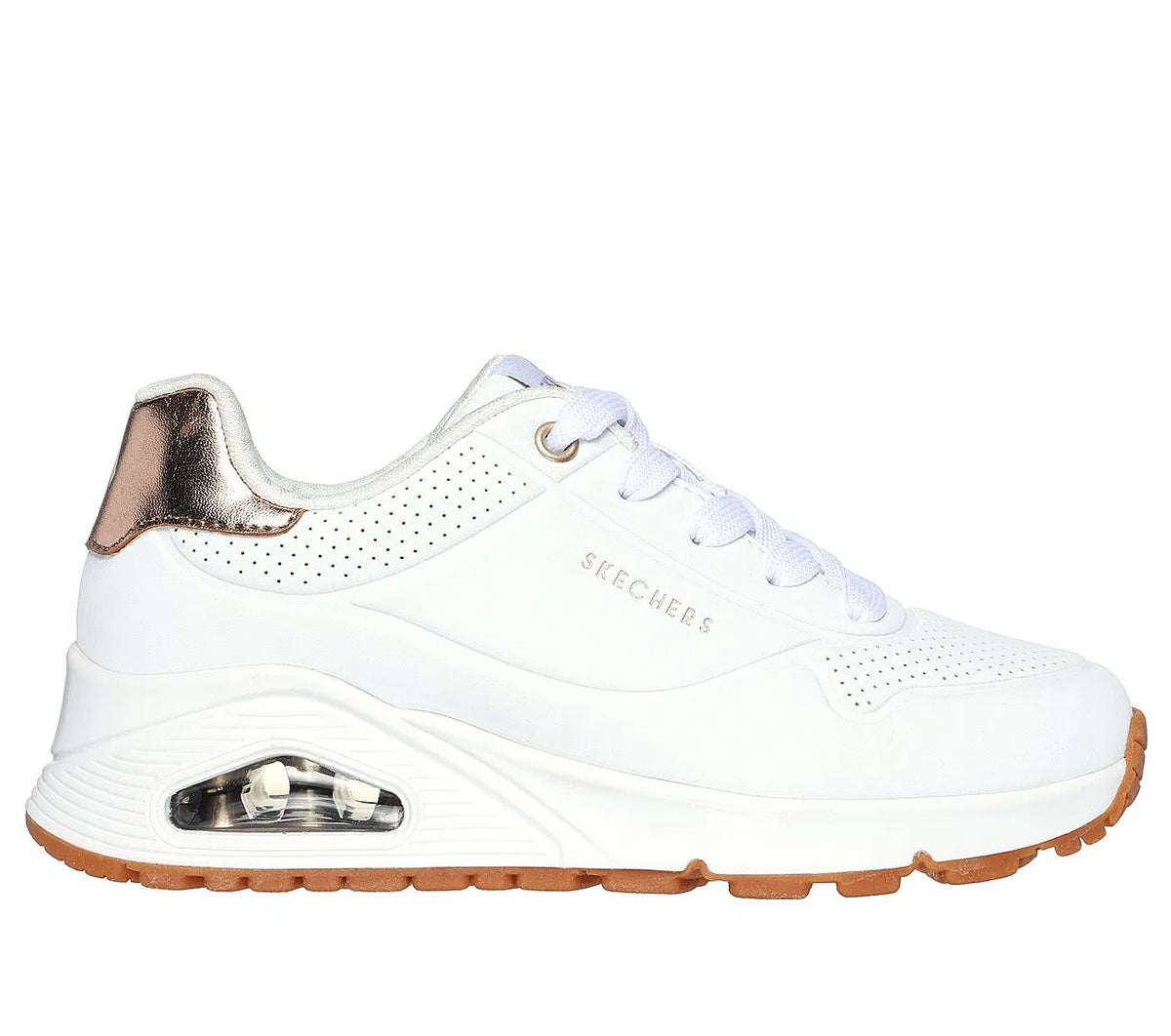 ZAPATILLAS SKECHERS UNO GEN1 SHIMMER AWAY NIÑAS 310545L-WHT