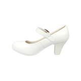 ZAPATOS DE CUECA ALQUIMIA NEGRO MUJER BLANCO  3334-01