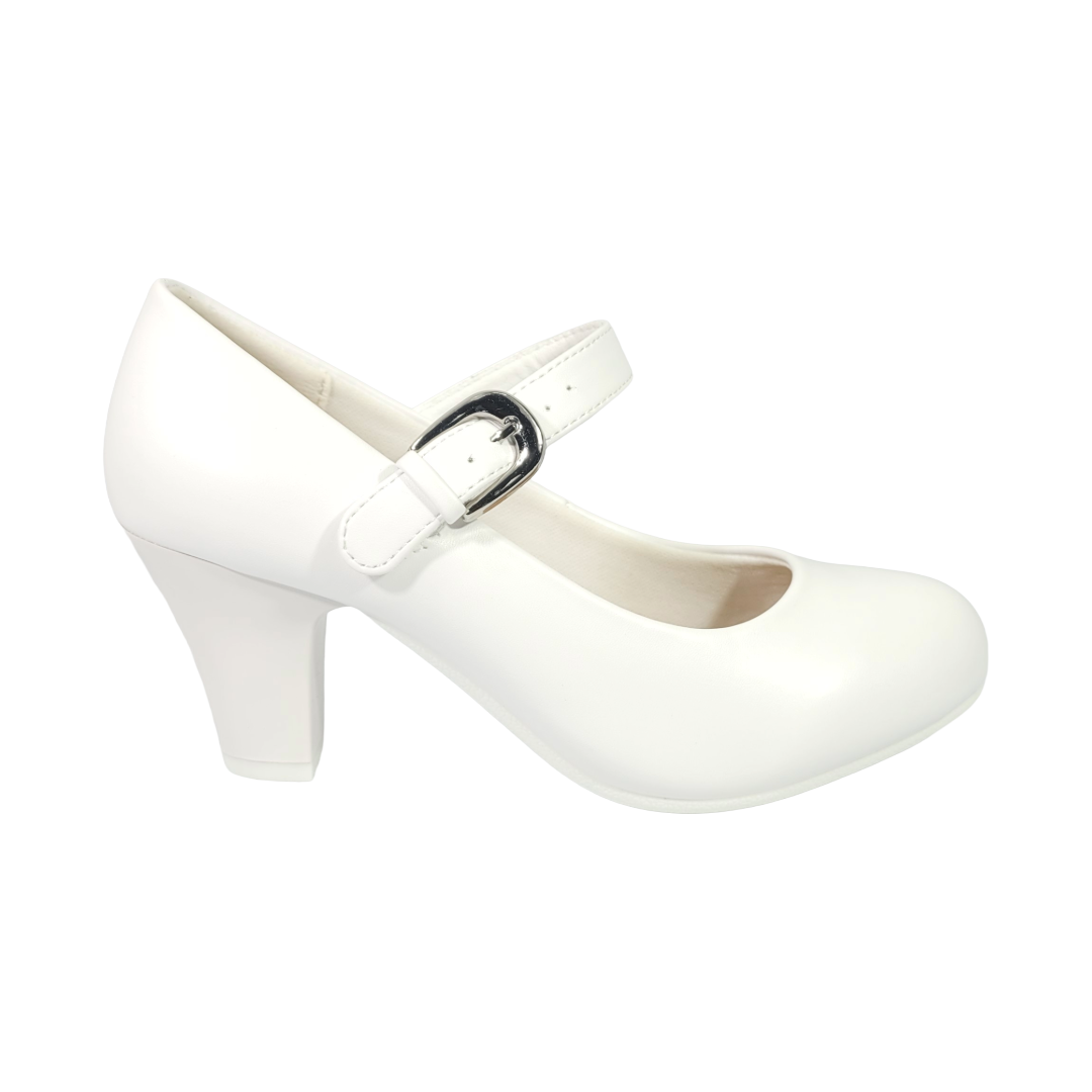 ZAPATOS DE CUECA ALQUIMIA NEGRO MUJER BLANCO  3334-01