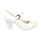 ZAPATOS DE CUECA ALQUIMIA NEGRO MUJER BLANCO  3334-01