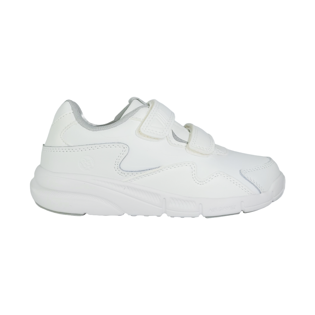 ZAPATILLAS ESCOLARES BLANCAS INFANTIL BUBBLE GUMMERS BTS AIRGAMES | 381-1542