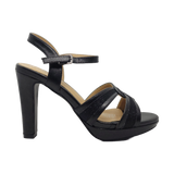 SANDALIAS DE FIESTA BONNY FRANCO NEGRAS | 384-0034