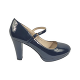 ZAPATOS FORMALES BONNY FRANCO AZUL CHAROL MUJER 403-0250