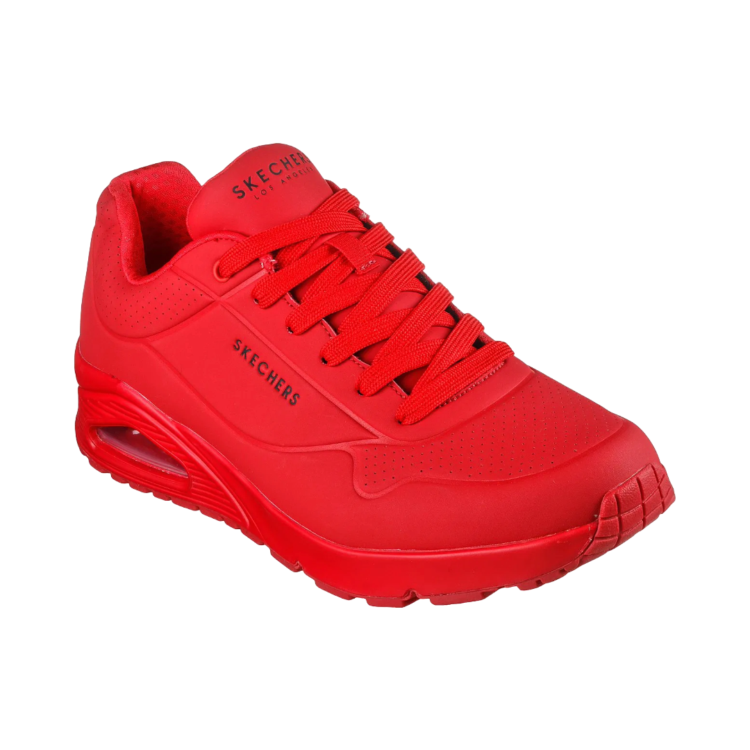 ZAPATILLAS SKECHERS STAND ON AIR ROJAS (HOMBRE) | 52458-RED