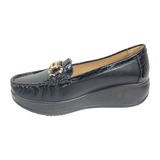 MOCASINES HUALUNOATE NEGRO MUJER H-126
