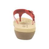 SANDALIAS BONNY FRANCO ROJO MUJER 384-0078