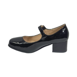 ZAPATOS DE CUECA MD NEGRO CHAROL INFANTIL 5R02-1A