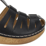 SANDALIA NEW WALK GAIA CONFORT NEGRA | 56267-6-90