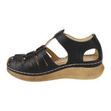 SANDALIA NEW WALK GAIA CONFORT NEGRA | 56267-6-90