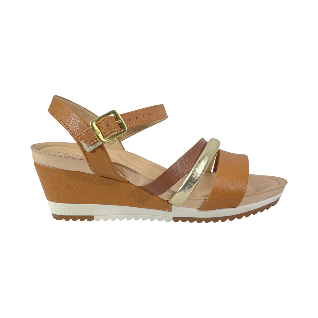 SANDALIAS MODARE CAMEL MUJER | 7123.147.29734-102640